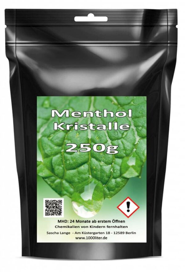 Menthol-Aroma 12%ig-250 ml, in 100% PG keine Base