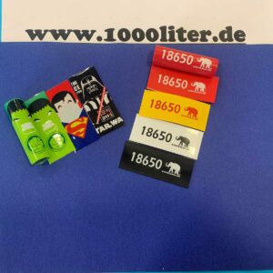 PVC Wärmeschrumpfschlauch für Akku 18650 - 20 Stück