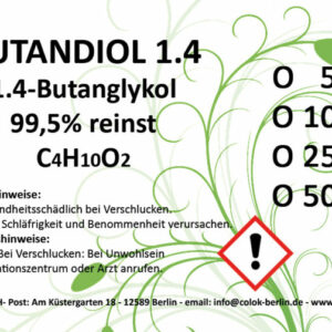 Butandiol 1.4 -  60 ml Testflasche zur Prüfung an Ihrem Werkstück