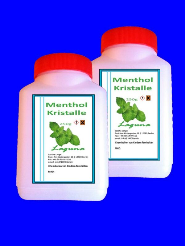 Menthol-Aroma 12%ig-250 ml, in 100% PG keine Base