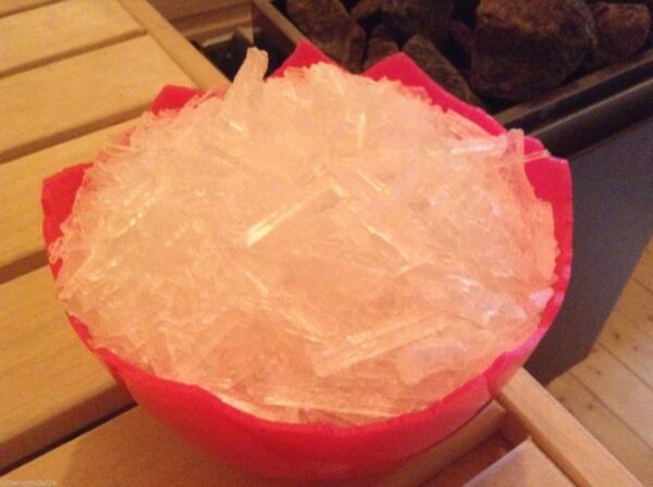 100g - 0,1 kg Mentholkristalle für die Sauna oder Dampfer
