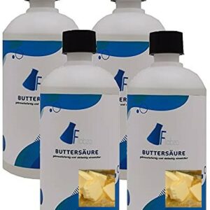 4 x 250 ml Buttersäure