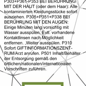 Buttersäure hochrein – 6 × 250 ml (1,5 Liter) – Laborqualität – Butyric Acid