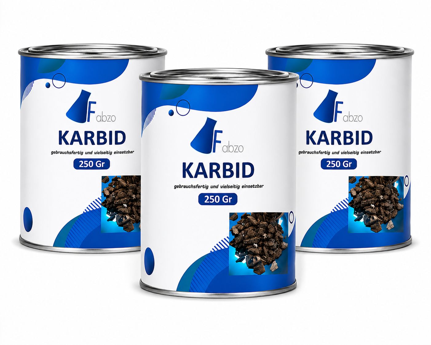 Karbid Calciumcarbid 7-15mm, 3x250g