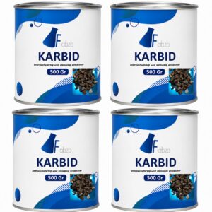 Karbid Calciumcarbid 7-15mm,  4x500g (2000g) 